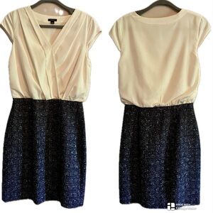 Ann Taylor Cap sleeve Blouson top Pencil skirt dress size 0
